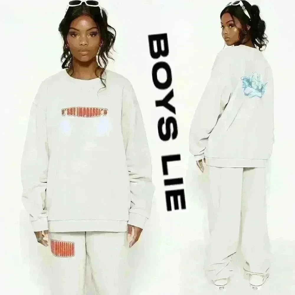Boys Lie First Impressions Crew Neck Sweatshirt